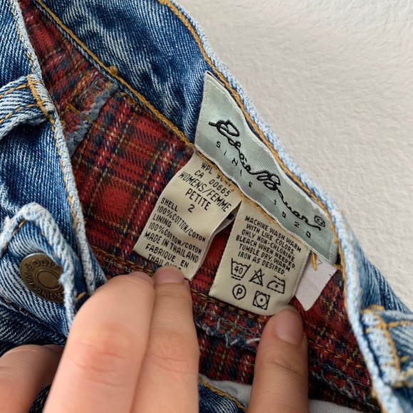 VTG Eddie Bauer Flannel-Lined Jeans - Picture 2 of 5